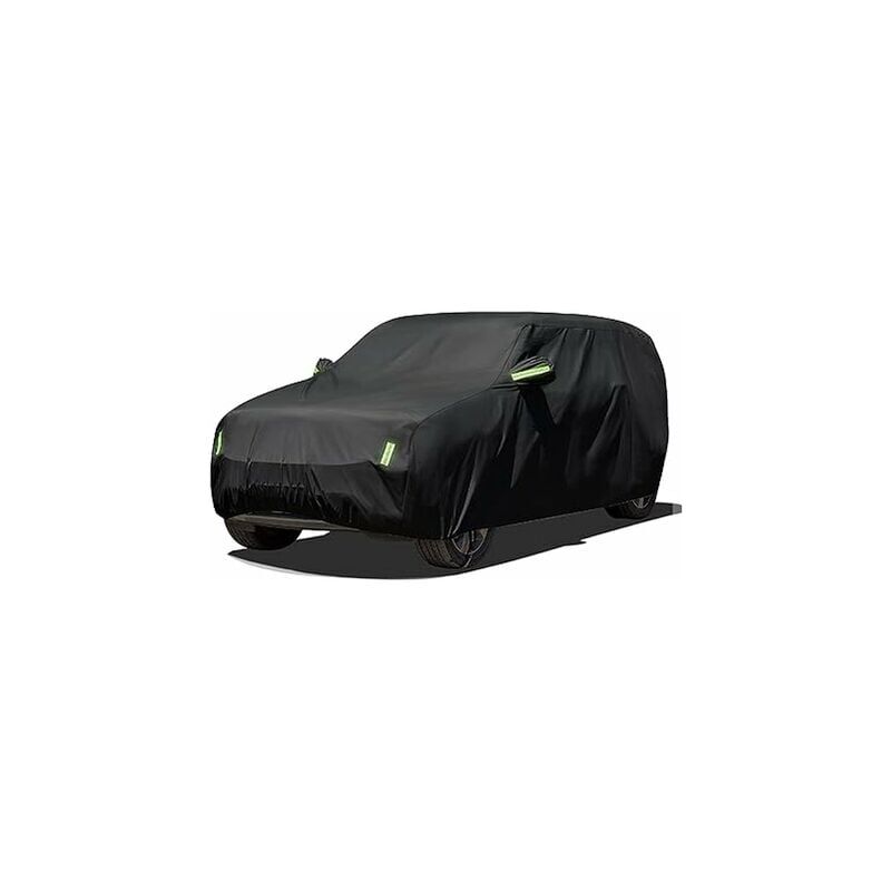 Bâche pour Voiture SUV Impermeable 480 x 175 x 150cm Noir Extérieur Housse  de Protection Auto
