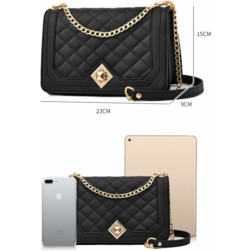 Sac à Bandoulière Sous-Bras En Simili Cuir PU - Taille 28x15cm - Neuf Avec Étiquettes