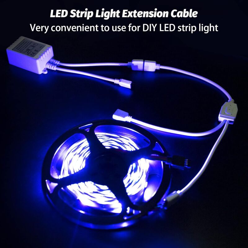 Kit Bande LED + Onduleur + Câbles Pour écrans 15" à 27" - Luminosité Réglable, Neuf