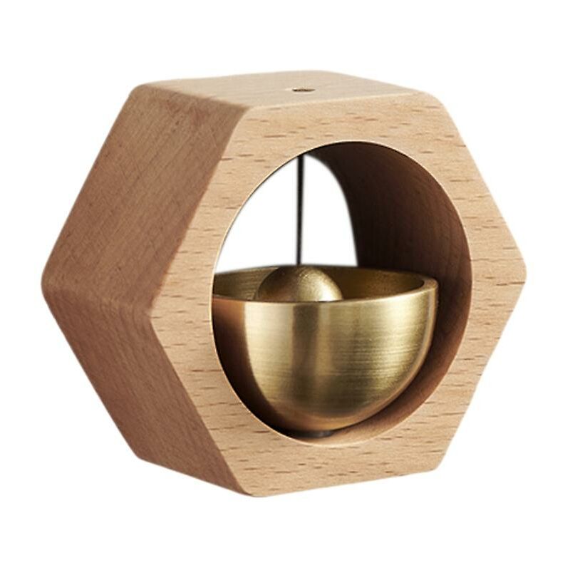 Sonnette magnétique en bois de Style japonais, son doux, sonnette d'entrée  ronde mignonne en bois pour la décoration de la maison, du bureau et du  magasin - AliExpress