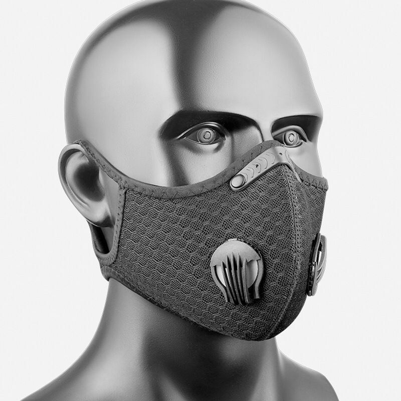 Visière De Protection 4sold Avec Filtre - Anti-poussière/pollution, Pour Sport Outdoor (3 Filtres Inclus)