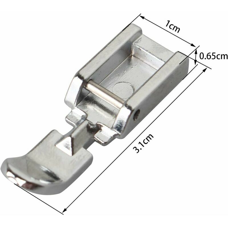 Pied Presseur Transparent à Chargement Par Le Haut Pour Machines à Coudre Domestiques Brother, Singer, Janome, Babylock Et Autres Machines à Coudre Domestiques à Tige Basse