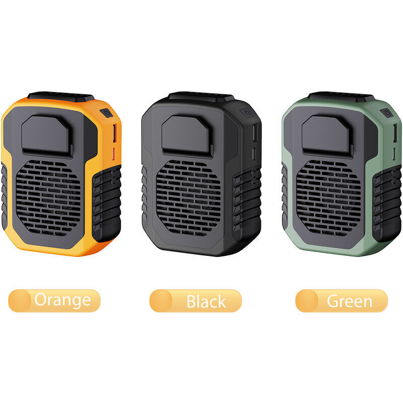 Mini ventilateur avec batterie - Affichage LED portable et programmable