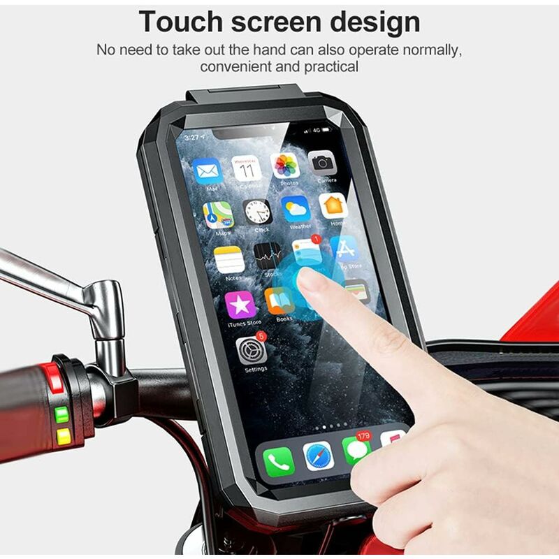 Support Téléphone Scooter Acier Inoxydable Support Téléphone Vélo