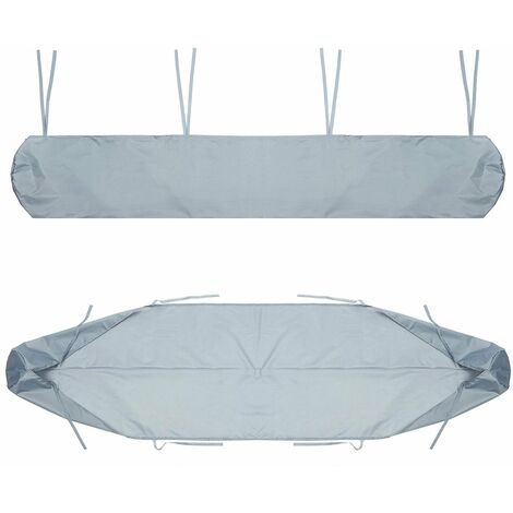 Sac de Protection pour Store Banne Housse de Rangement pour Banne Manuel Rétractable Housse de Protection Anti-poussière imperméable pour auvent de terrasse(gris, 2.5M) (1/5)