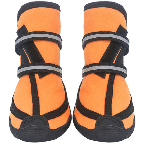 Bottes de sport pour chiens (orange 8,3 x 5,5 cm) (1/5)