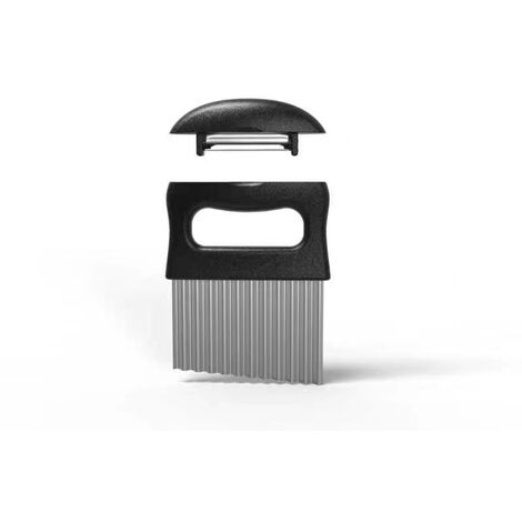 Accessoire de rangement pour cuisine Coupe-légumes en Acier Inoxydable-Trancheuse à Ondulées -Gadget de Cuisine pour Frites, Pommes de Terre, Légume, Fruits et GaufreAccessoire de rangement (1/5)