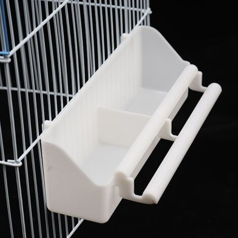 Mangeoire à Oiseaux Avec Baignoire - Cage Coulissante Transparente | Pour Perroquets, Perruches | Anti-écureuils