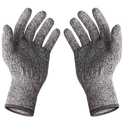 Dowellife Lot De 2 Paires De Gants Résistants Aux Coupures De Qualit Alimentaire Niveau 5