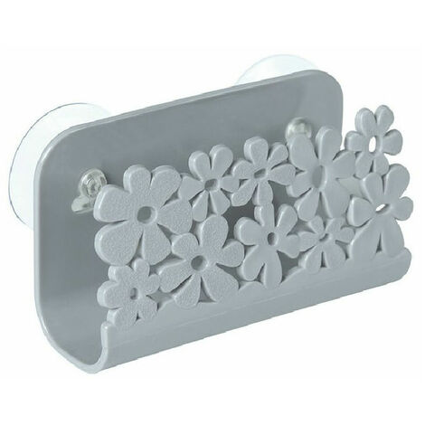 Organiseur d'évier de Cuisine/Bath, Égouttoir de Rangement avec Ventouses Porte-éponge pour évier de Cuisine Panier de Rangement Support de Robinet réglable (1/5)