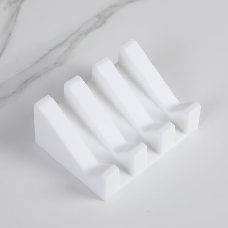 Porte-savon en silicone Porte-savon auto-videur Cascade Porte-savon Cuisine Accessoires de salle de bain (1/5)