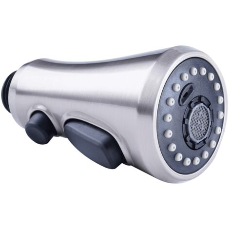 Recharge  Douchette Evier Cuisine, Douchette à 3 Fonctions de Jet Compatible avec les Robinets G1/2（Brossé BN） (1/5)