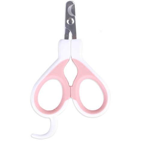 Coupe Griffes Chat Professionnels, Coupe Ongle pour Chiot Lapin Oiseau et Petits Animaux(Rose) (1/5)