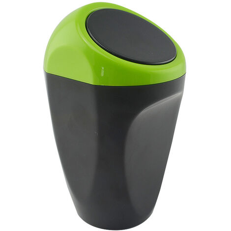 Poubelle de voiture Poubelle de bureau à domicile portable Stockage des déchets(vert) (1/5)