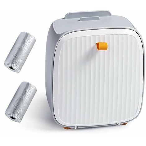 Mini poubelle de bureau, Type de presse, Poubelle de table portable, Pour la maison, le salon, la cuisine, la chambre, la salle de bain, le bureau (1/5)