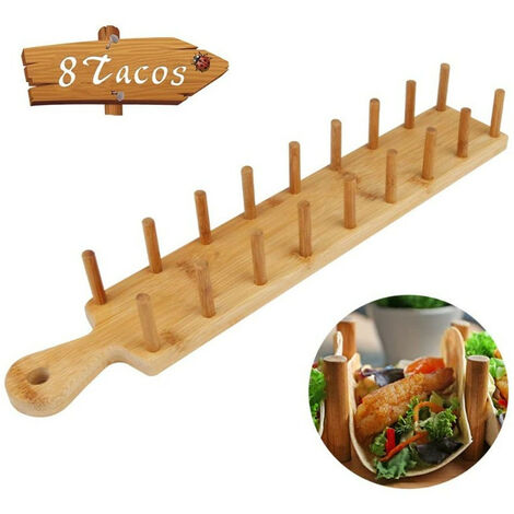 2 Pcs Stand De Tacos Femme Porte-tacos En Acier Inoxydable Stands 2 Pcs Stand De Tacos Femme Porte-tacos En Acier Inoxydable Stands