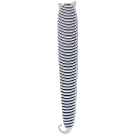 Peigne pour Chat, Peigne pour Animaux de Compagnie, Peigne de Massage pour Animaux ,Brosse de Massage pour Chat Lavable Sûr Durable Forme de la Langue Plastique,Starlight(gris) (1/5)