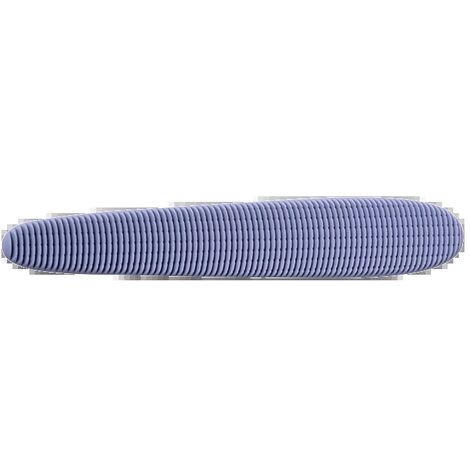 Peigne pour chat, peigne pour animaux de compagnie, peigne de massage pour animaux de compagnie, brosse de massage pour chat forme de langue en plastique durable et lavable(Gris Morandi) (1/5)