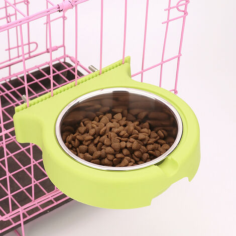 Bol pour animaux de compagnie amovible en acier inoxydable