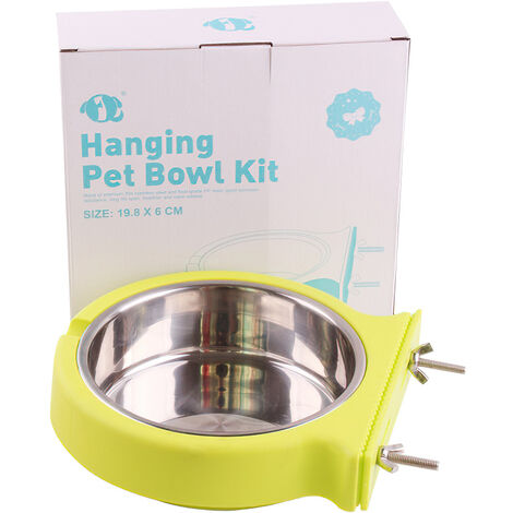 Bol pour animaux de compagnie amovible en acier inoxydable