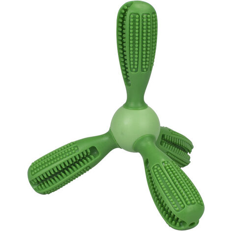 Bâton molaire en caoutchouc à mâcher pour chien brosse à dents pour chien pour soulager l'ennui jouet à mâcher bâton de nettoyage des dents en silicone(bleu) (1/5)