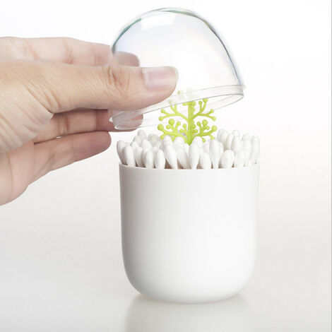 Porte-cure-dents en acrylique transparent, boîte de rangement pour