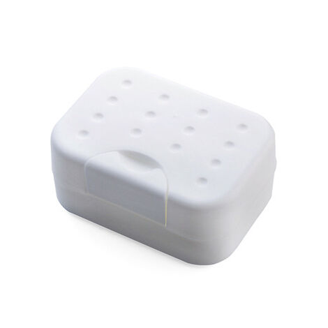 Porte-savon de voyage Porte-savon portable avec couvercle Porte-savon en plastique Conception de serrure de porte-savon étanche pour la randonnée, la maison, la douche, la salle de bain (1/5)