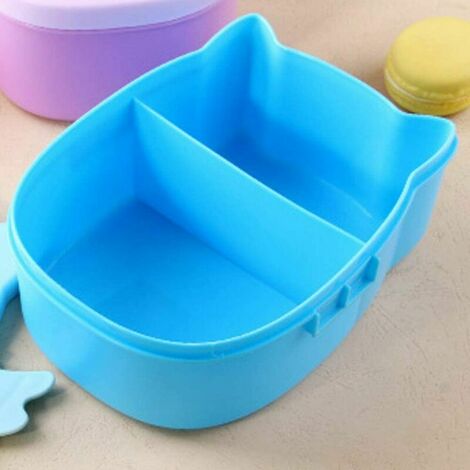 Arlis Boîte à Goûter Minecraft Avec 3 Compartiments En Plastique Avec Fermoirs à Clips, Boîte à Déjeuner Pour Enfants (Boîte à Goûter Minecraft