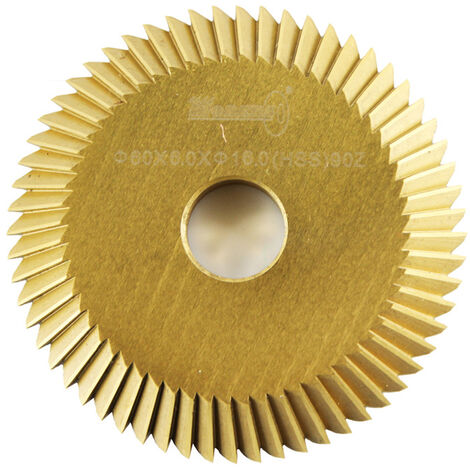 1pc Titanium Coated Key Machine Cutter60x6x16mm 90T Key Dupliquer Machine Lame de Scie pour Couper les Clés Outils de Serrurier Outils de Quincaillerie (1/5)