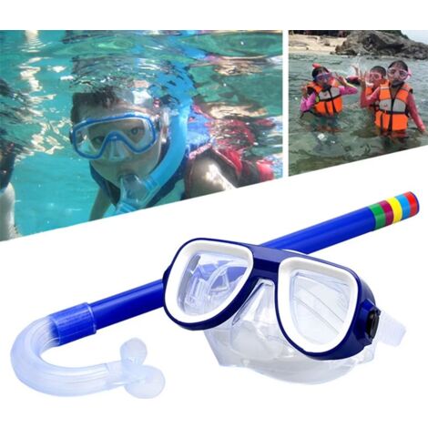 Masque Et Tuba De Plongée Avec Verre Anti-buée - Silicone Confortable Pour Homme - 11