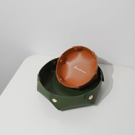 Plateau de rangement moderne en résine pour clés, bonbons, bijoux