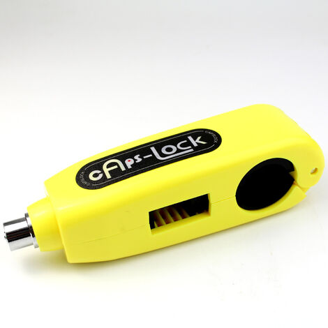 Serrure D'embrayage Antivol Oxford Jaune Pour Moto - Modèle LK302, Alarme Intégrée - Neuf
