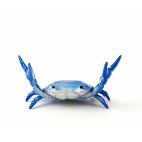 Creative mignon crabe porte-stylo haltérophilie crabe porte-stylo support support de rangement cadeau papeterie(bleu) (1/5)