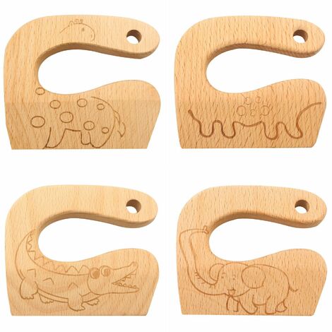 couteaux de cuisine en bois pour enfants Couteaux de sécurité pour enfants Couteaux de cuisine en bois (1/5)