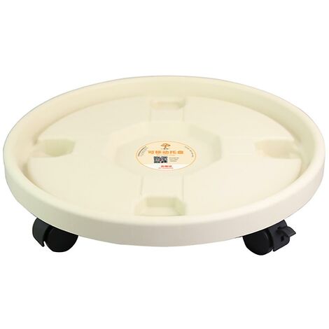 Chariot de jardinière à roulettes pour intérieur/extérieur(Blanc,330) (1/5)