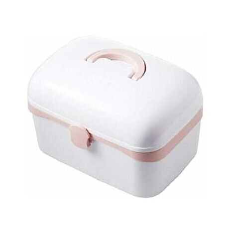 Boîte de rangement médicale, trousse de premiers secours, boîte à médicaments, boîte de rangement portable (1/5)