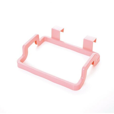 4 pièces-sac en plastique gants suspendus armoire serviette poubelle cuisine poubelle armoire(rose) (1/5)