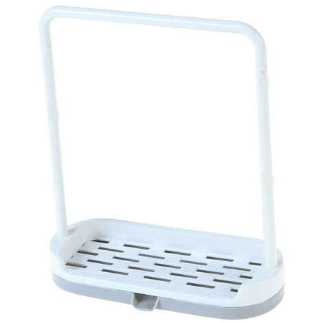 Patère de salle de bain Comptoirs de cuisine étagères de rangement porte-serviettes organisation de vidange pour salle de bain à domicile（gris） (1/5)