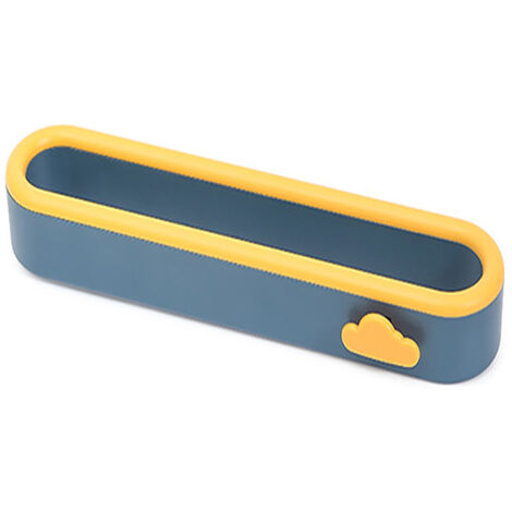 Étagère à chaussures murale, 1 pièce, porte-serviettes, sans perçage, chambre à coucher, salle de bain, armoire à chaussures de remplacement(bleu foncé) (1/5)