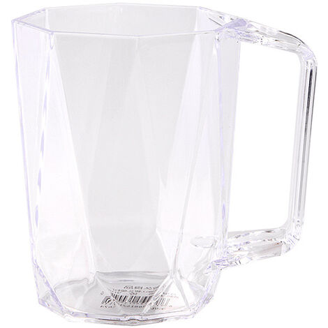Tasse en plastique multifonctionnelle Utilisation quotidienne Tasse en acrylique(transparent) (1/5)