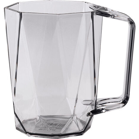 Tasse en plastique multifonctionnelle Utilisation quotidienne Tasse en acrylique(bleu clair) (1/5)