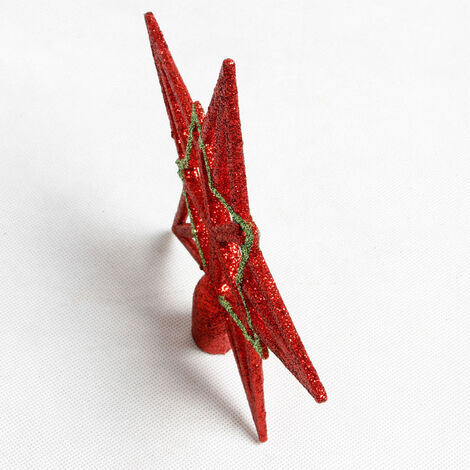 Ornement De Noël Joyeux Rouge Scintillant - Décoration 7 X 2 Pouces, Neuf