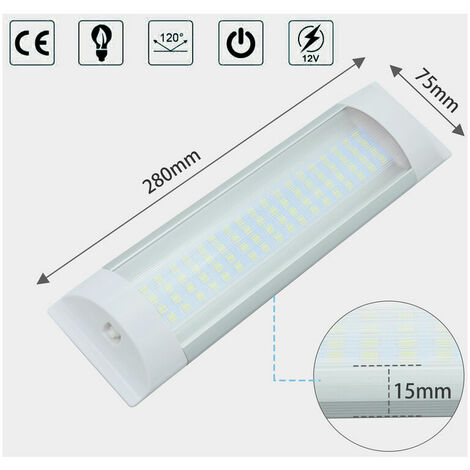 Ampoule Plafonnier Voiture 36 LED Blanc - 12V - Pour éclairage Intérieur De Toit