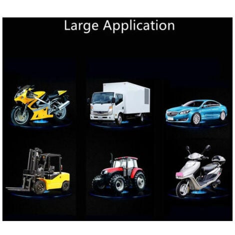 12V/24V Chargeur De Batterie Intelligent, Chargeur De Type Pulse Repair Avec Affichage Digital Pour Batterie De Voiture, Cellule, Moto