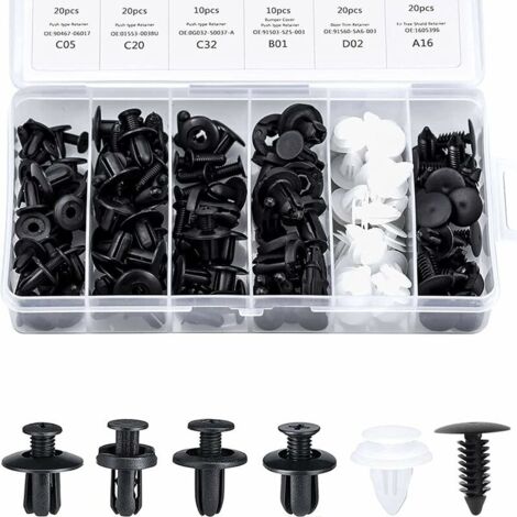 Lot De 20 Clips De Fixation Pour Panneaux De Porte Hyundai - Référence 82315-33020 - Neuf Sous Emballage