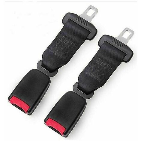 Rallonge de ceinture de sécurité 23 cm rallonge de ceinture de sécurité de voiture noir-Pour les sièges avant uniquement (1/5)