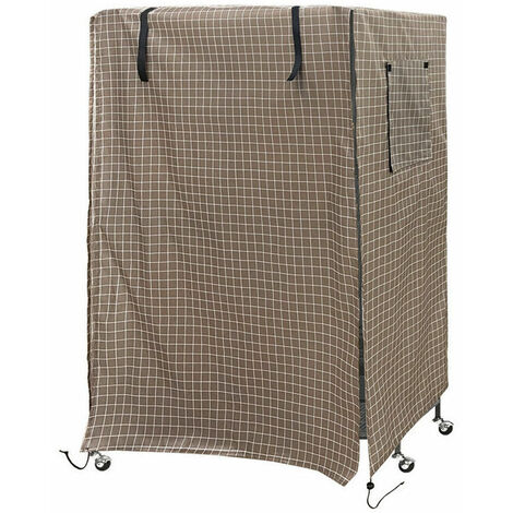 Couverture de Cage à Oiseaux, Patio de Jardin extérieur Couverture de Cage à Oiseaux à baldaquin étanche Couverture Anti-poussière Protection de Meubles (97X60X130CM) (1/5)