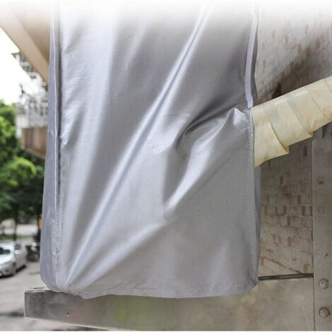 Housse Climatiseur Extérieur Imperméable – Protection Anti-UV Anti-Poussière Neige Pluie – 80x30x57 Cm