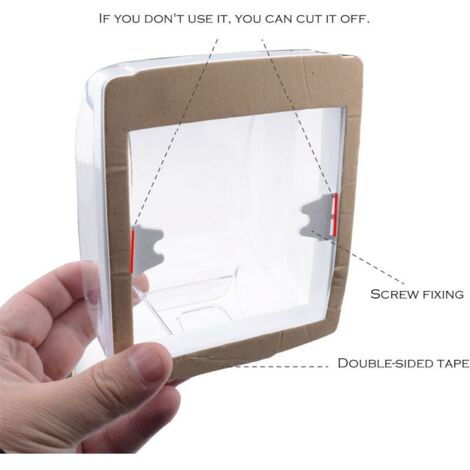 HOMOCONO Couvercle De Étanche Pour Sonnette Housse De