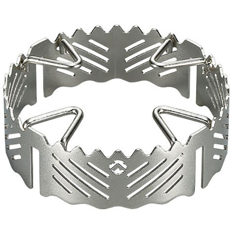 Acier inoxydable coupe-vent Wude petit poêle à quatre griffes antidérapant coupe-vent support de poêle (1/5)